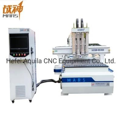Xc400 7.5kw Double Leaf Vacuum Pump Solid Board Cutting Machine for Computer Desks