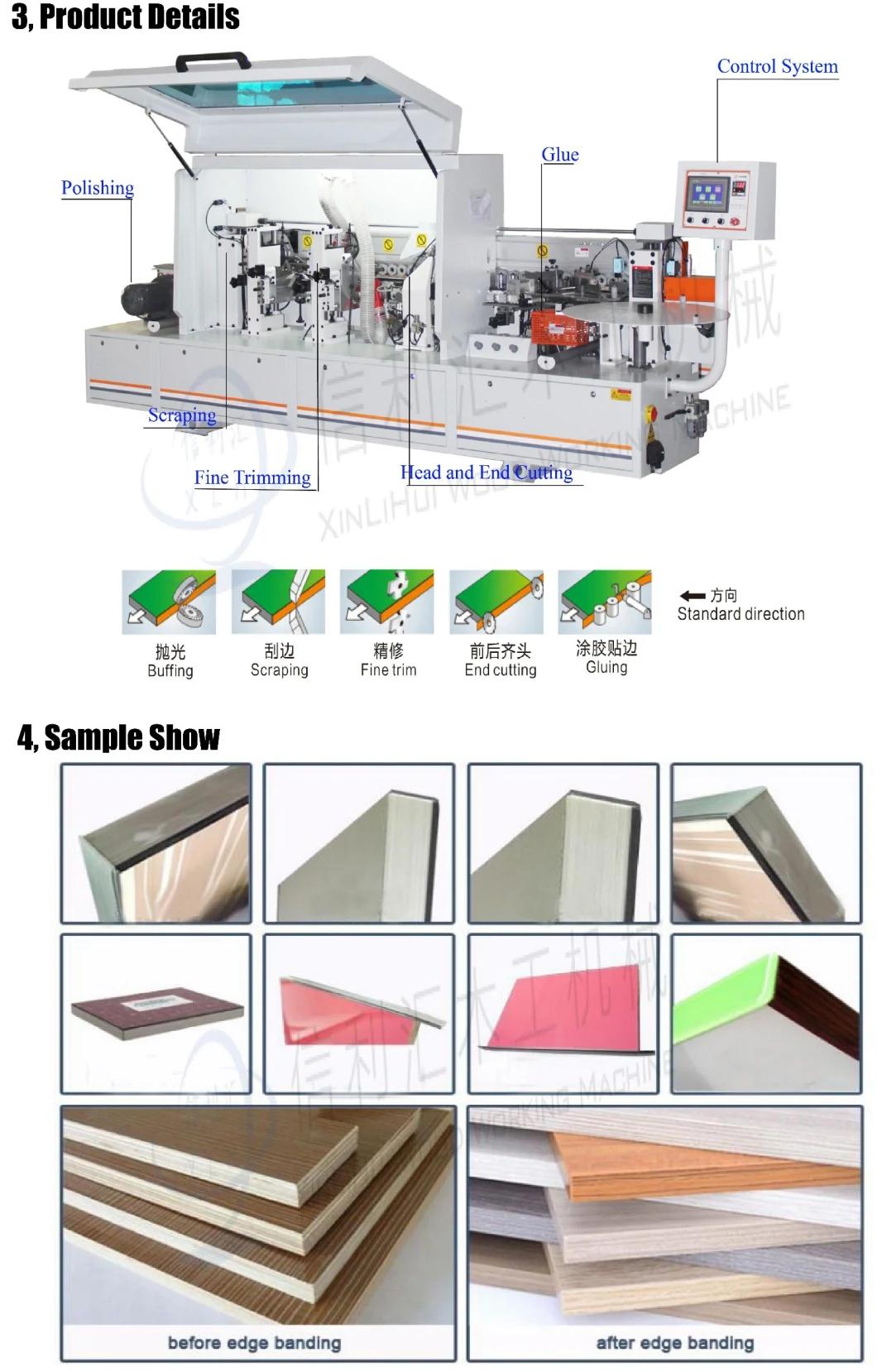 Edge Glued Panel Edge Banding Machinery with PVC Belt Woodworking Machine for UV MDF Board with PVC in Chile/ PVC Edge Banding Matching Machine