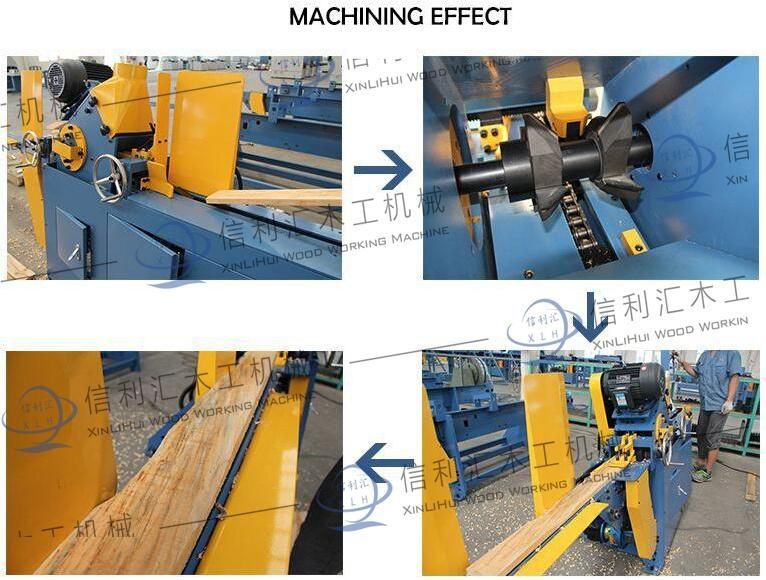 Round Corner Automatic Wood Pallet Double Head Chamfering Machine Wood Trimming Machine Bevel Edge Machine