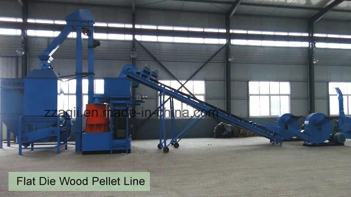 100kg 200kg 300kg Complete Small Wood Pellet Production Line for Sale