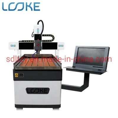 3 Axis Aluminum Brass Processing CNC Router 6090 with Water Cooling System