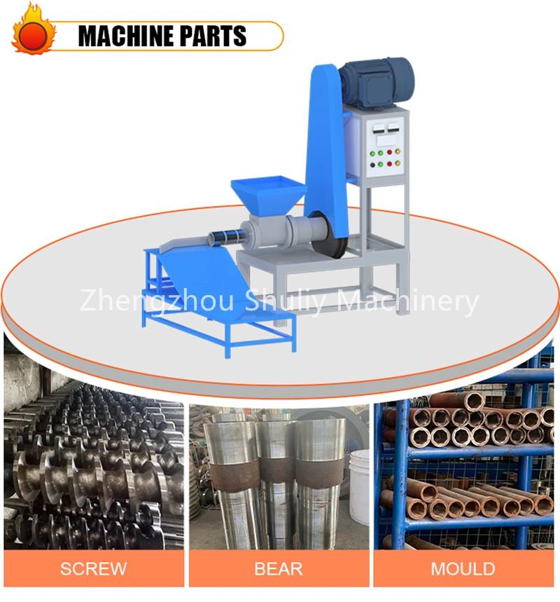 Biomass Coconut Wood Dust Charcoal Briquette Making Press Machine