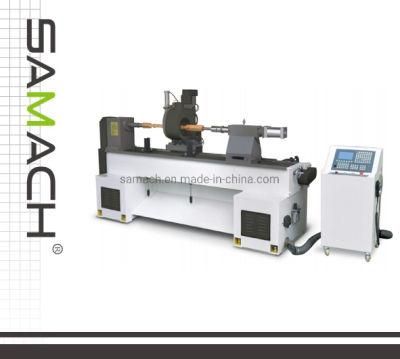 Solid Wood Machine Single Cutter Semi-Automatic CNC Lathe