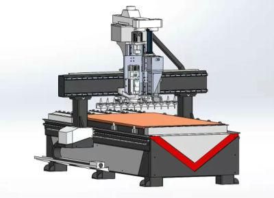 Wood CNC Woodworking Machine for Panel Furniture Cabinet Making /CNC Router Nesting Machine