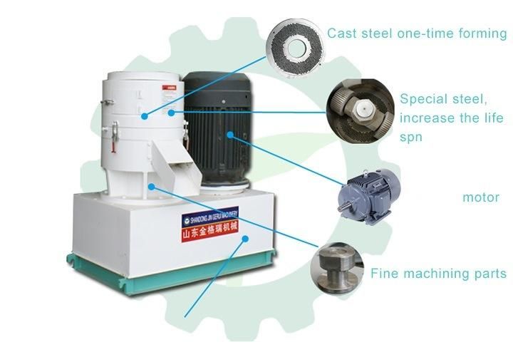 Flat Die Wood Pellet Making Machine for Small Capacity