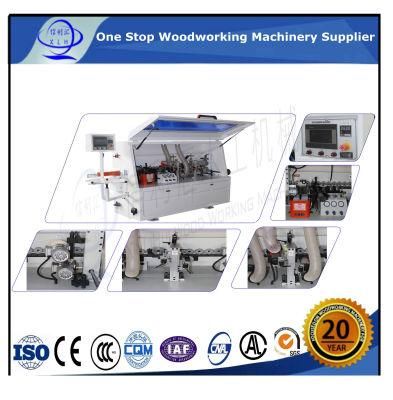 Woodworking Semi-Automatic Edge Bander Machine Wood Edge Heating Press Woodworking Tool of Edge Trimming with Ce Certificate