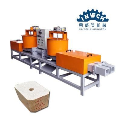 Two Heads Wood Feet Block Extruder Machine