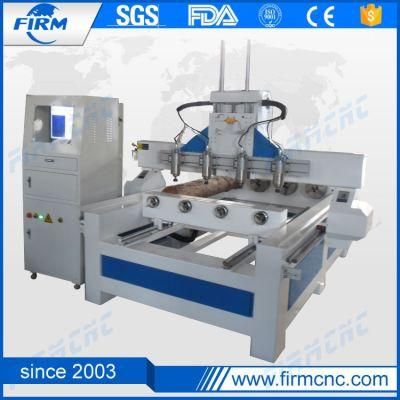Multi Spindle Woodworking 4 Axis CNC Router Wood Carving Machine