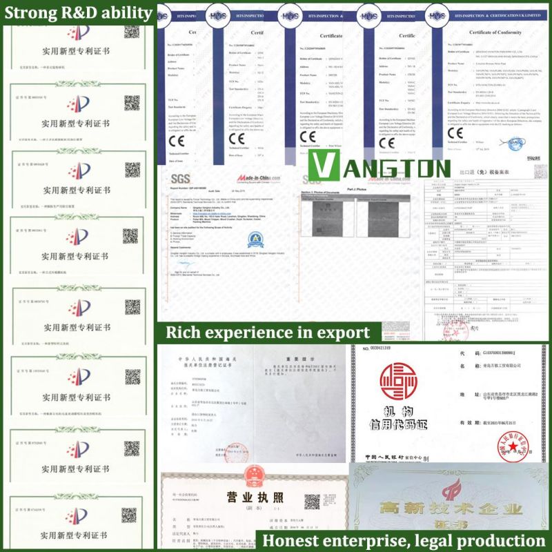 Vangton Biomass Wood Pellet Machine / Biofuel Pellet Production Machine Line