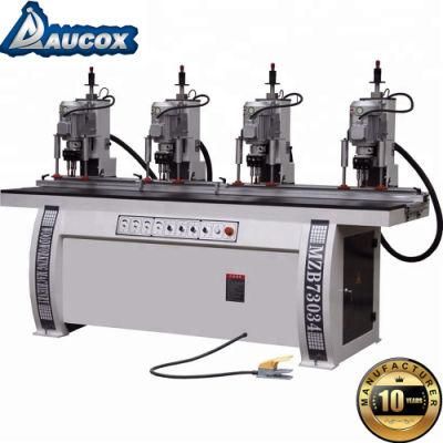 Mzb73034 Four Line Woodworking Horizontal Spindle Mortising Hinge Drilling Boring Machines