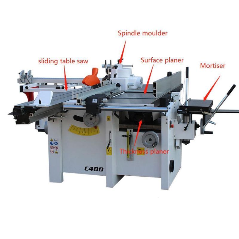 Zd-C400 Five Function in One Combined Woodworking Machine