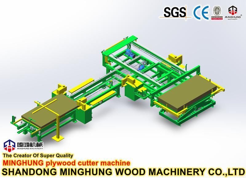 Plywood Saw Cutting Machine for Making Producing Plywood