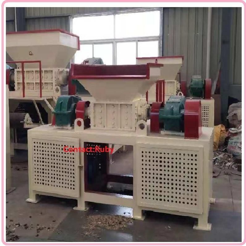 Plastic Rubber Wood Shredder Machine