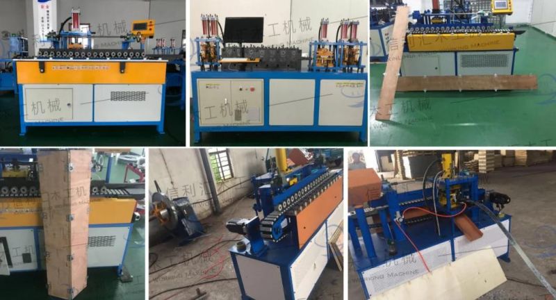 Fumigation-Free Wooden Box Equipment Automatic Buckle Machine Plywood Box China Plywood Box Making Steel Strip Machine