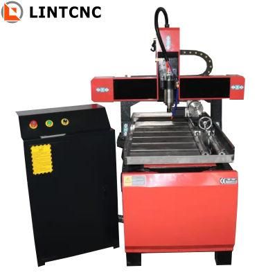 220V 2.2kw Water Cooling Wood CNC Router 4 Axis Aluminum Milling Cutting Machine with Cast Iron Table
