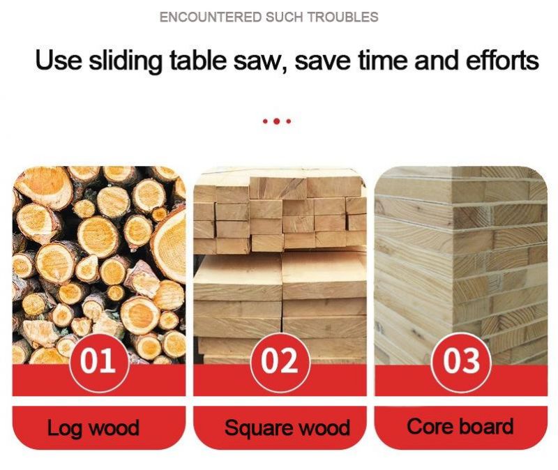 High Precision Wood Saw Sliding Table Saw Carpenter Wood Saw