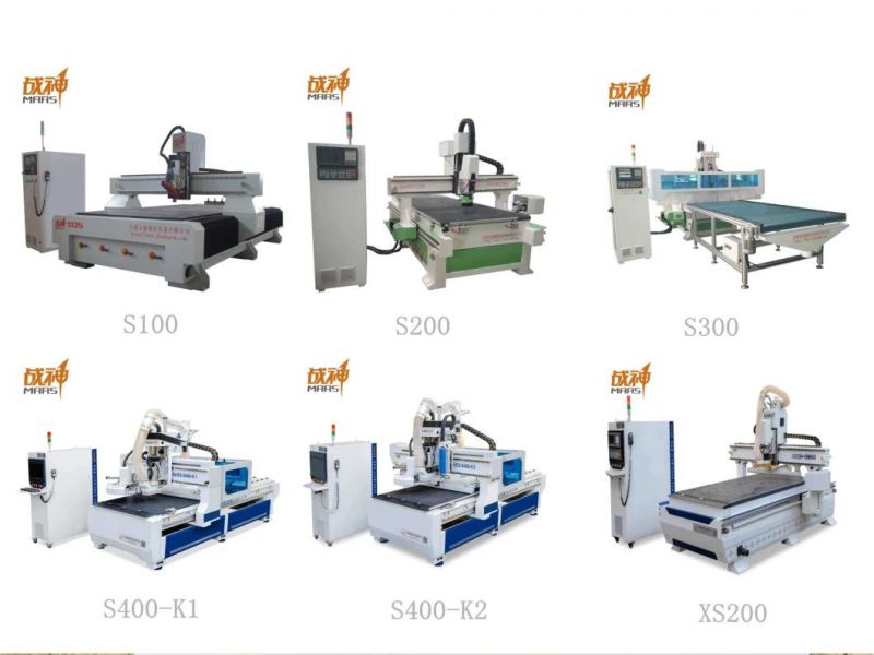 Mars Xe300 China Furniture CNC Router Italy 9kw Spindle Drilling Bank Boring Head Cutting Milling Engraving Nesting CNC Router Machine