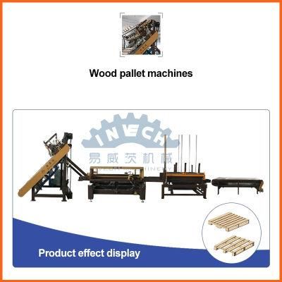 Semi-Automatic Adjustable Wood Pallet Making Machine/Nailer with Full Line