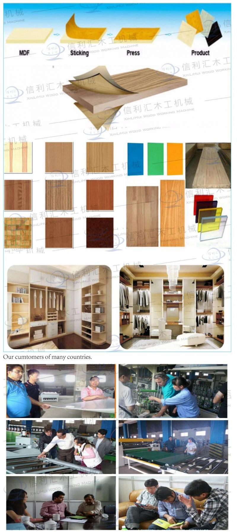 Semi-Automatic Line PVC Woodworking Laminator Wood Plastic Plate Surface Laminating Machine/ Wallpaper Laminator for Wall Board with Hot Glue