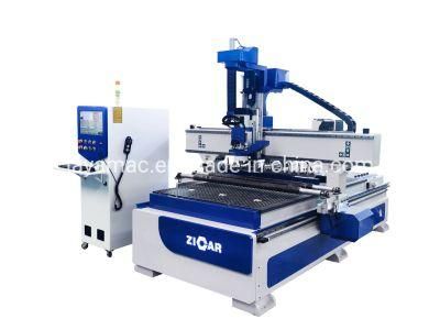 ZICAR CR1325ATC 1325 woodworking wood cnc router engraving cnc carving machine for furniture cabinet door mdf pvc