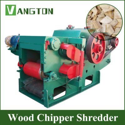 Wood Chipper Shredder Wood Cutter Running in Antigua