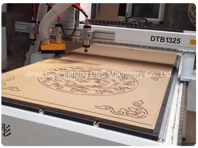 1325 Multi Spindle, Wood, MDF, Acrylic, EPS, Plastic, Soft Metal CNC Engraving Machine, CNC Router