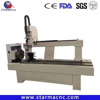 Only X Z Axis with 500mm Diameter Rotary Axis Wood Engraving CNC Router