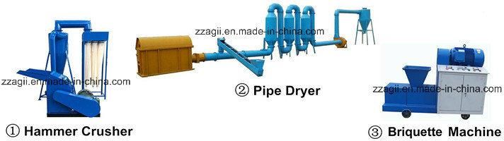Screw Press Wood Sawdust Biomass Charcoal Briquette Machine