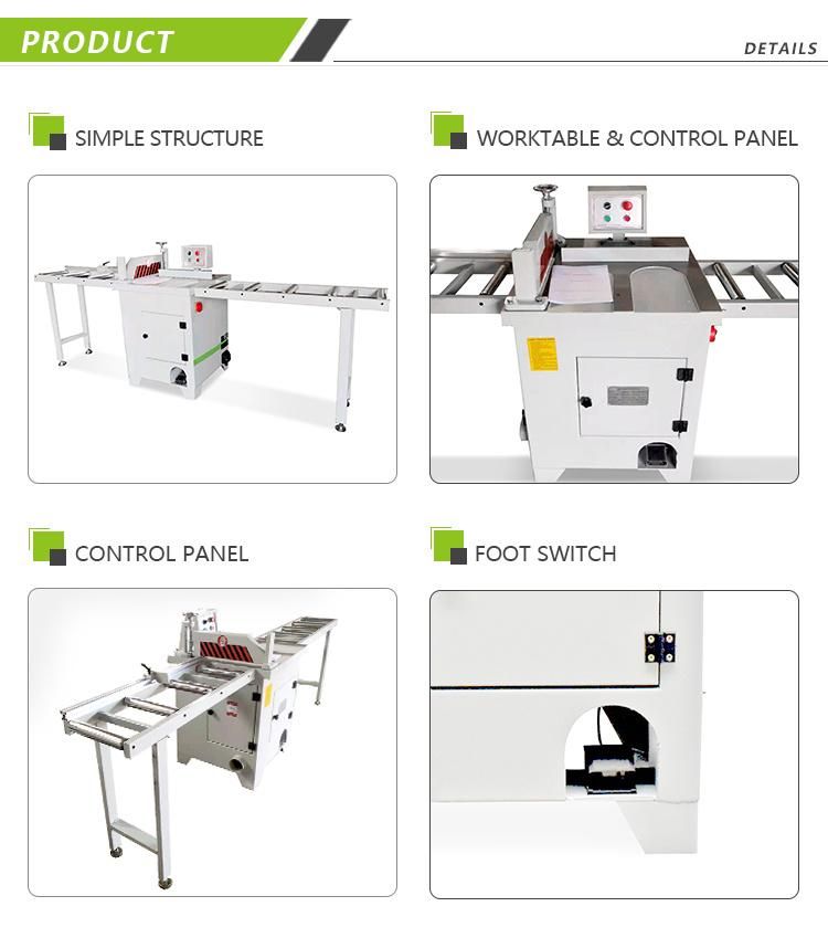 High Efficiency High Speed Cross Cut-off Saw Timber Cutting Machine