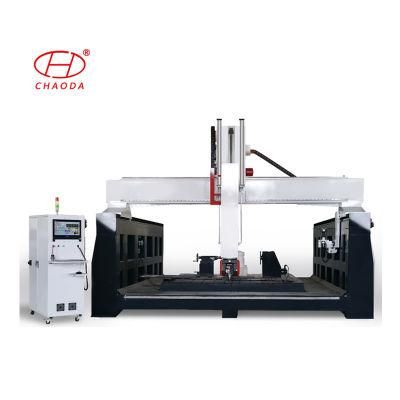 Hot Selling 5 Axis CNC Router Machine with Rotary Axis for 3D Molding