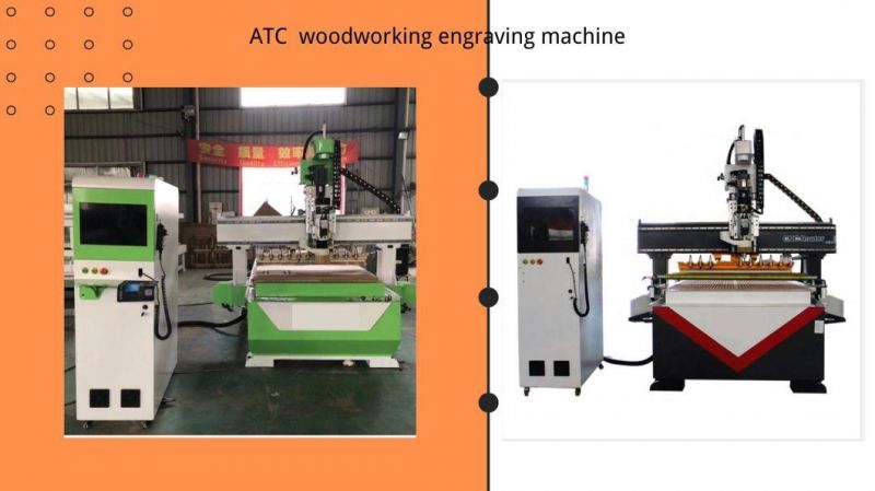 Good Qulaity CNC Wood Cutting Machine 4axis Atccnc Engraving Machine for Sandwich Board Nylon Board Fiberboard