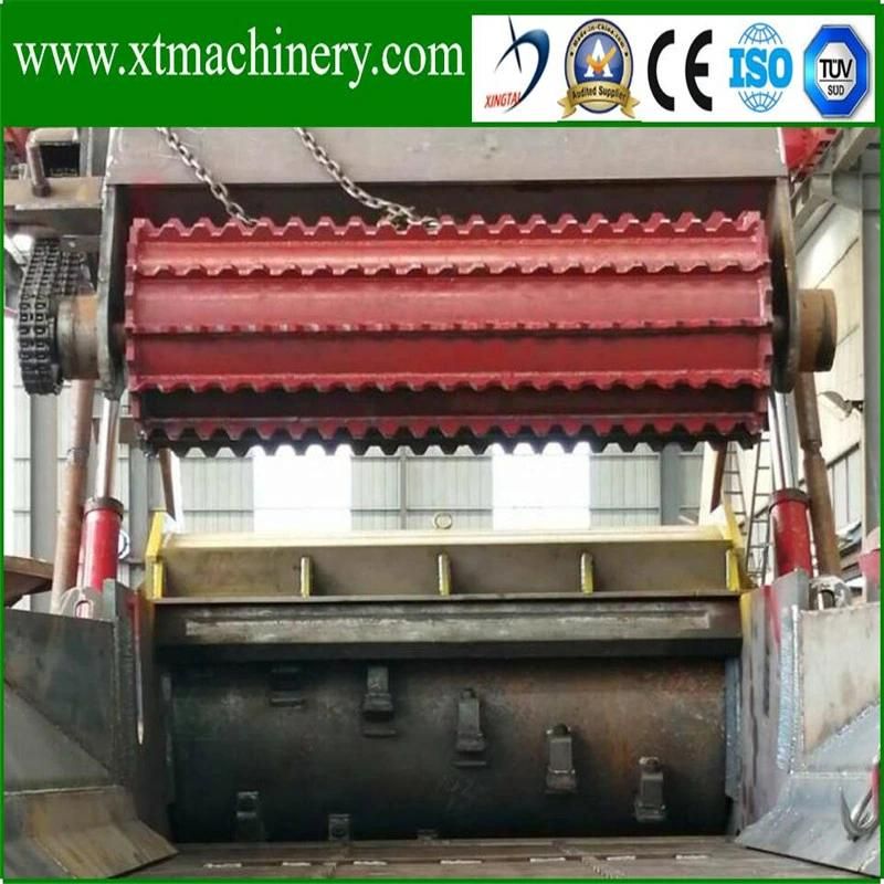 Bunch Material Feeding, Large Output Chipper Crusher for Waste Wood