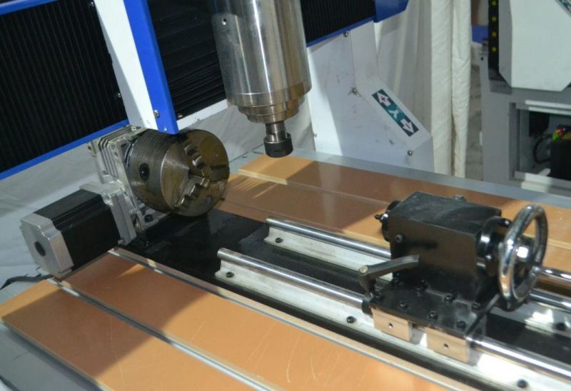 6090 6012 1212 CNC Router 4 Axis Wood Engraving Machine with 80 100 150mm Rotary Axis