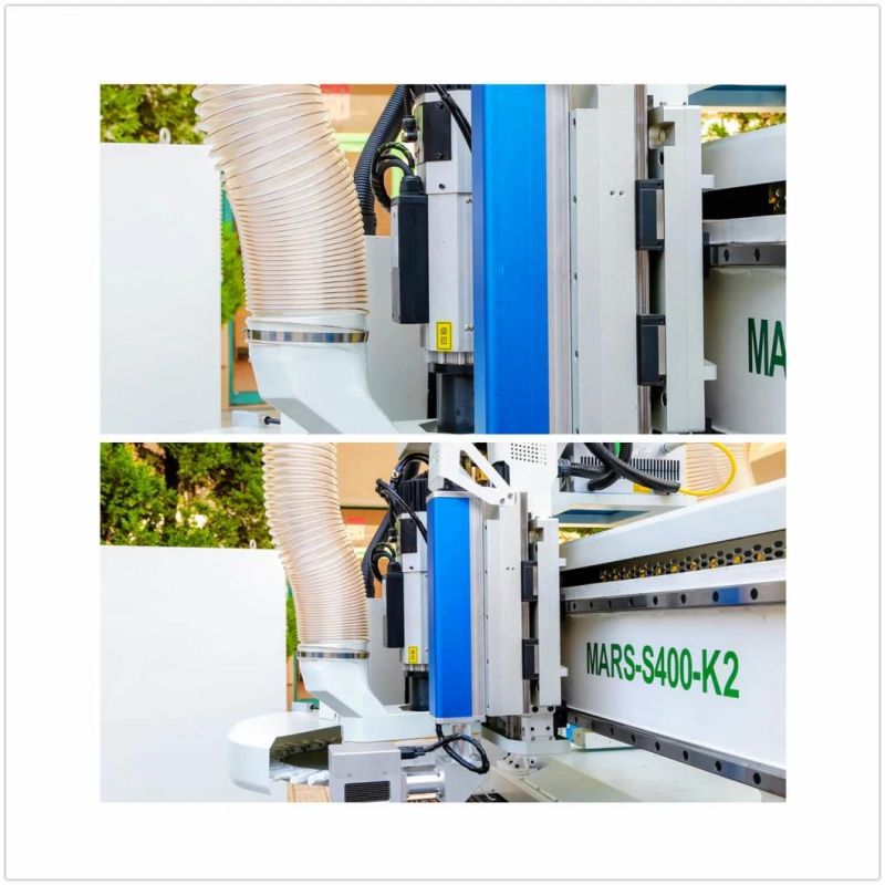 S400-K2 7.5kw Double Leaf Vacuum Pump Acrylic Board Processing Milling Machine