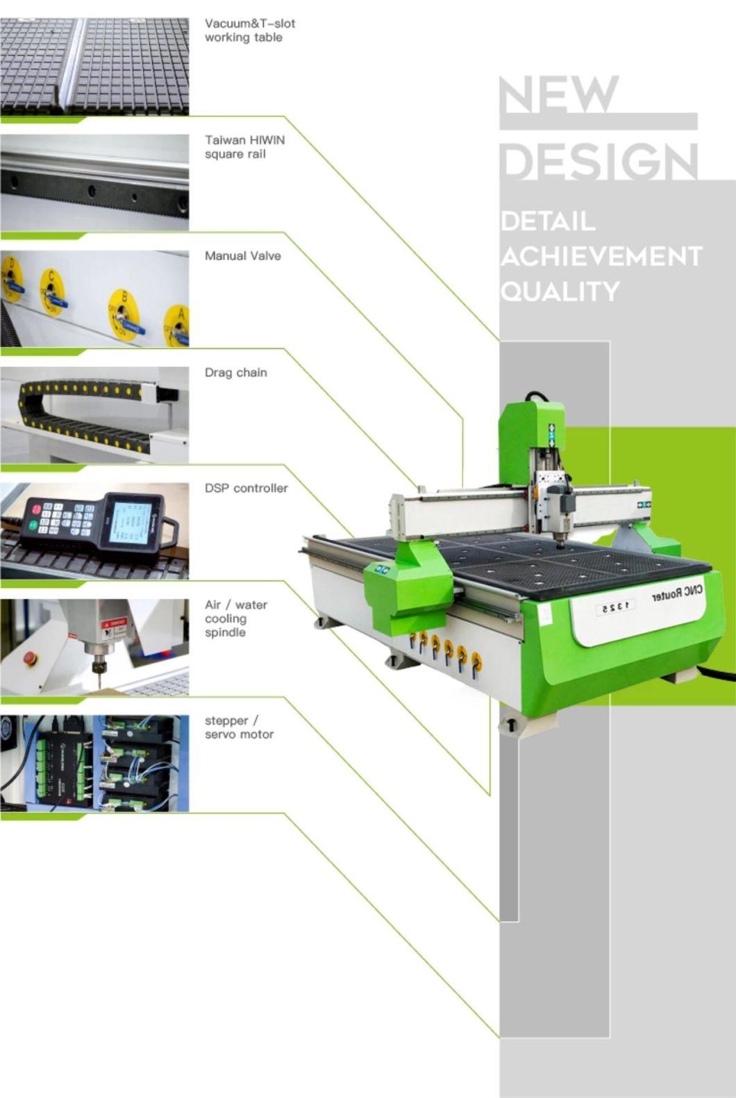 1325 Vacuum Suction Table Wood CNC Router 2D/3D Carving Machine