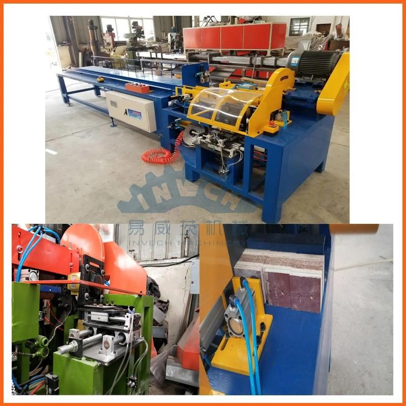 Plywood Pallet Legs Nailing and Cutting Machine