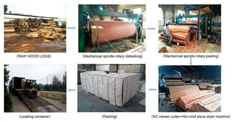 Wood Veneer 8FT Verticle Spindle Rotary Peeling Machine