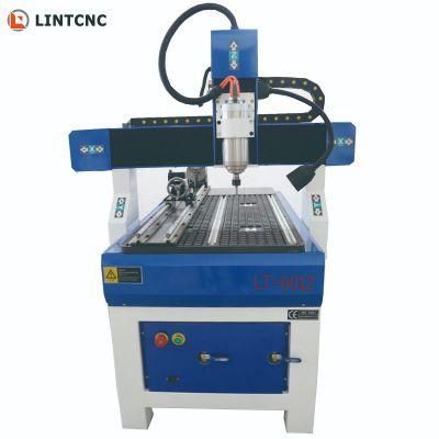 Single Phase 4 Axis 600X1200mm Vacuum Table Wood Processing CNC Router 6012 6090