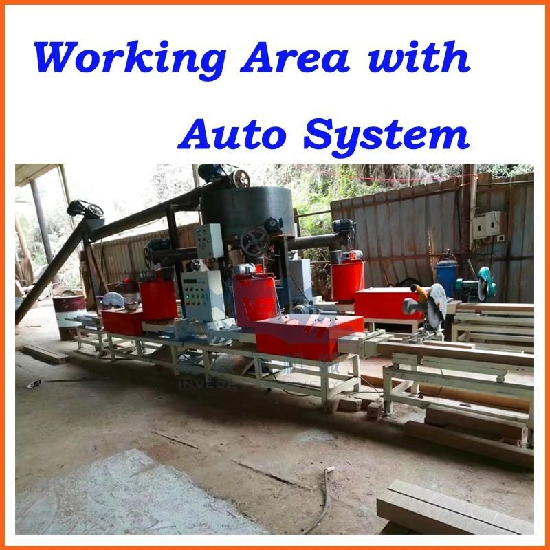 Cheaper Manual Feeding Wood Pallet Sawdust Block Machine