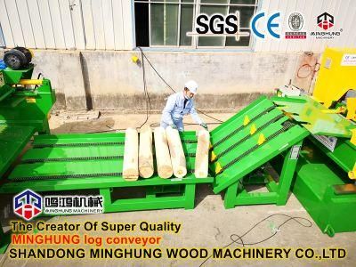 Automatic Log Feeding for Veneer Production Line