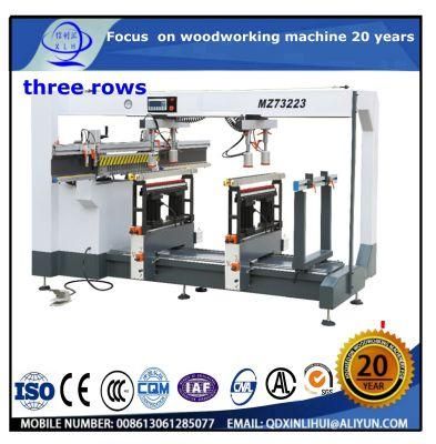 CNC Milling and Drilling Woodworking Machine Two Drilling Heads Axle for Wood Furniture Lengthen Type Drilling Holes Machine Three Lines