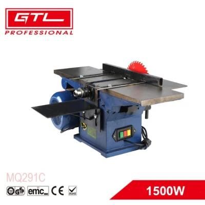 High Quality 1500W Multi-Function Jointer Planer Thicknesser Wood Working Machinery with Sliding Table