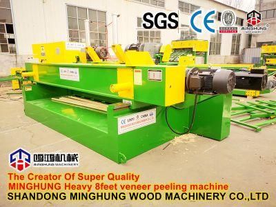 Good Quality Wood Veneer Peeling Machine with Cutting Knife