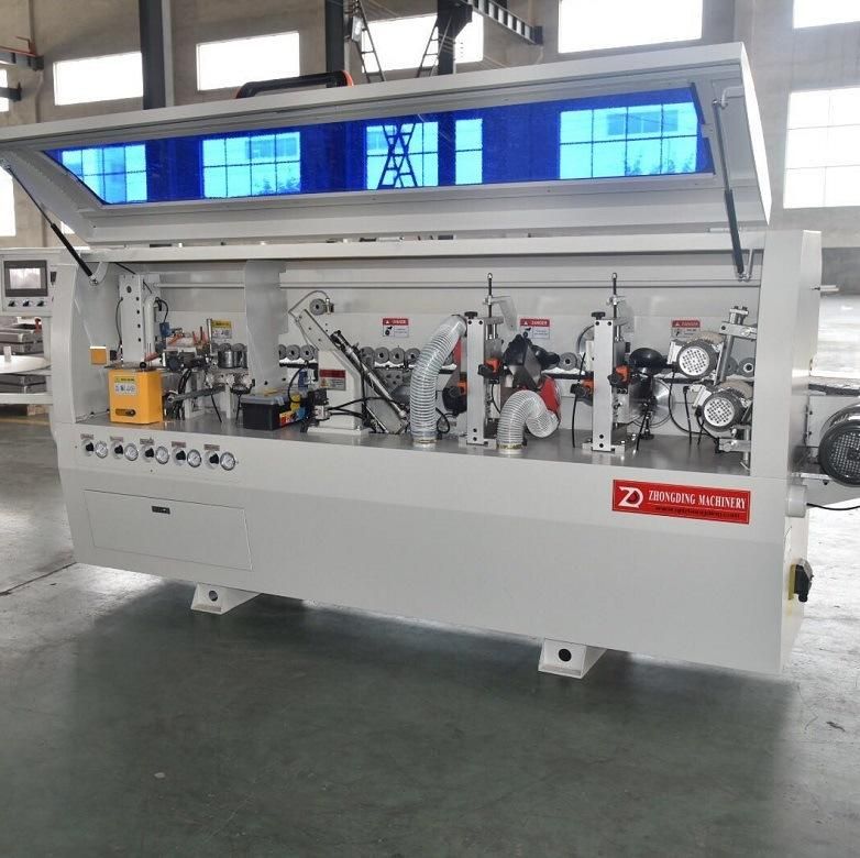 Woodworking PVC Edge Banding Machine for Melamine Board Panel Type Furniture Processing Wood Machine