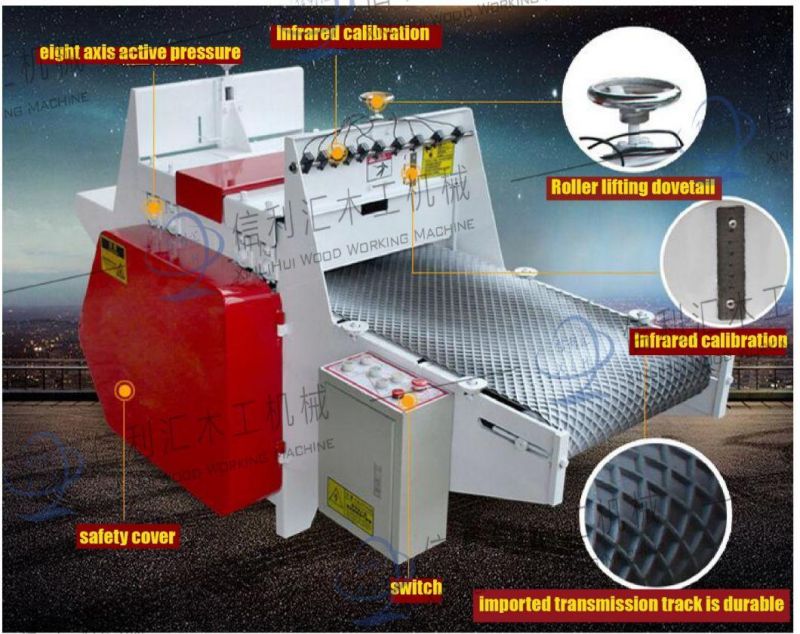 Woodworking Multiple Blade/Rip Saw Machine with Good Quality, Machinery Circular Saw Blade for Wood with Canteadora