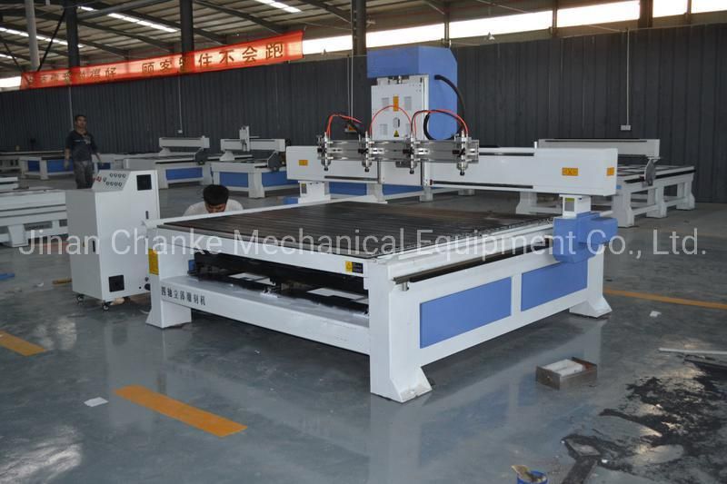 4 Spindles Multi Head Atc Wood CNC Router