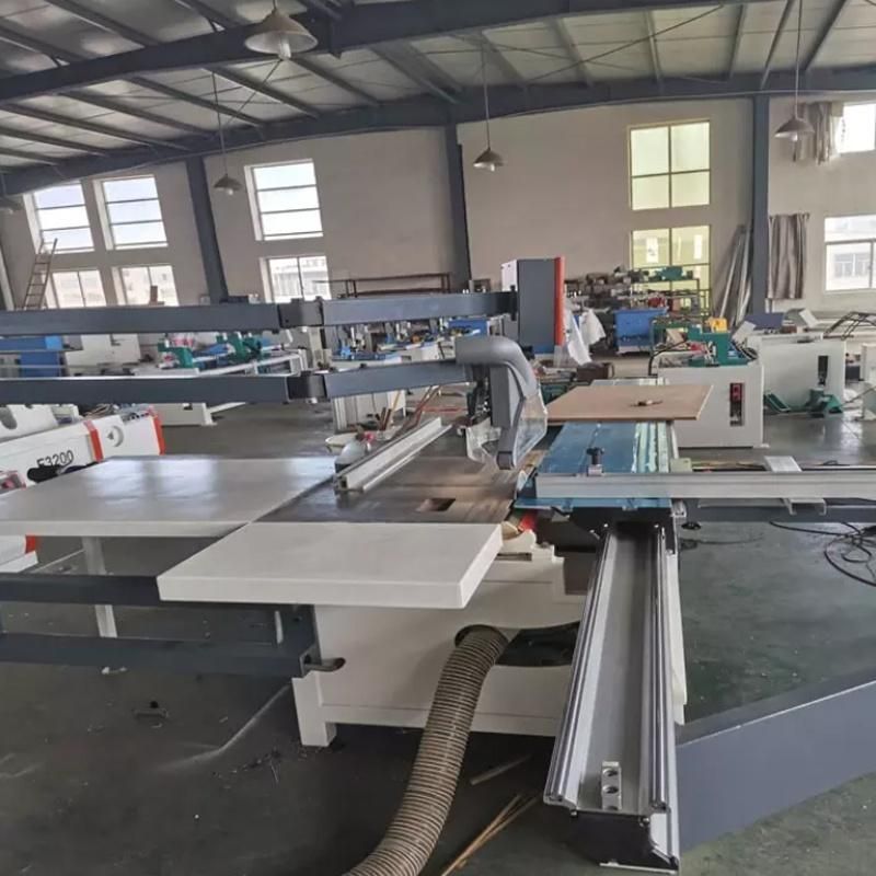 F3200 Woodworking Machinery 45 Degree Cutting Sliding Table Panel Saw Machine