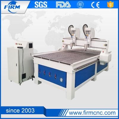 FM1325 Two Heads Woodworking CNC Router Engraving Machine