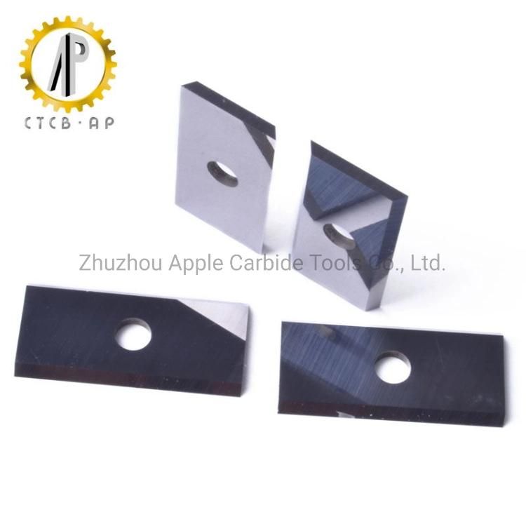 High Precision Tungsten Carbide Woodworking Planer Knives Indexable Cutter Knives