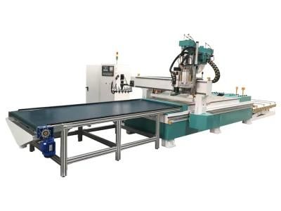 Production Line CNC Router Wood Working Automatic Loading Machine